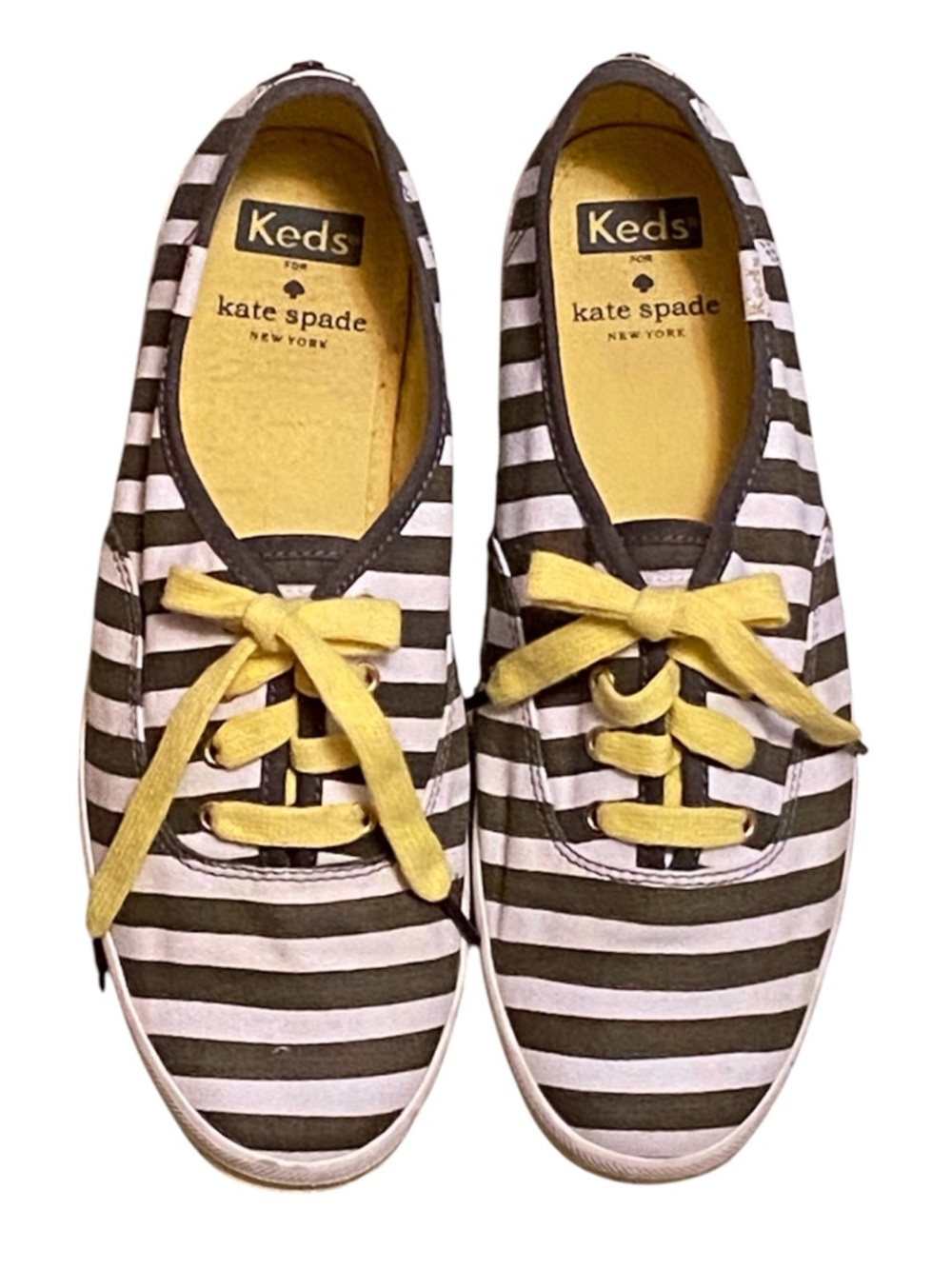 Kate Spade x Keds Champion Striped Canvas Sneakers Size 7.5